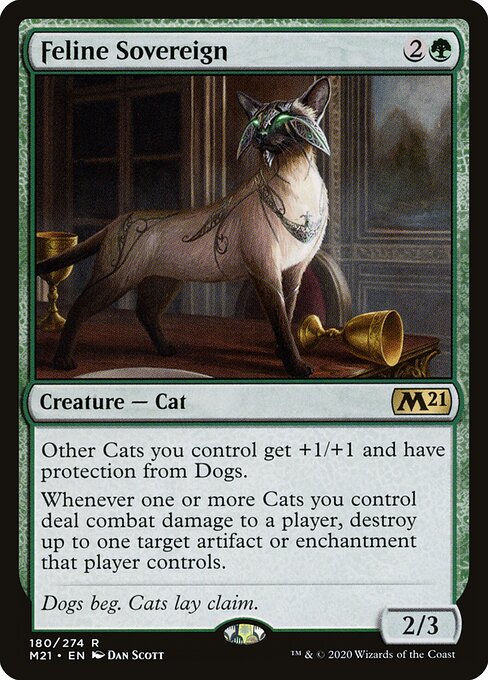 Core Set 2021 - 180 - Feline Sovereign - Rare