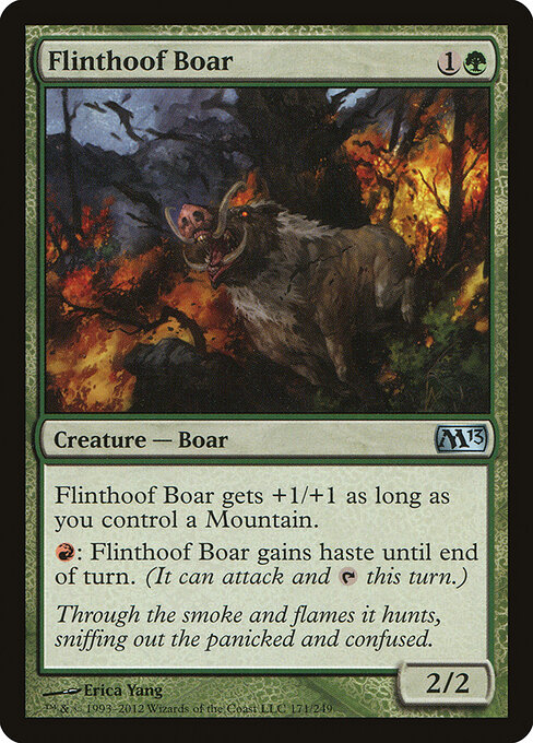 Magic 2013 - 171 - Flinthoof Boar - Uncommon