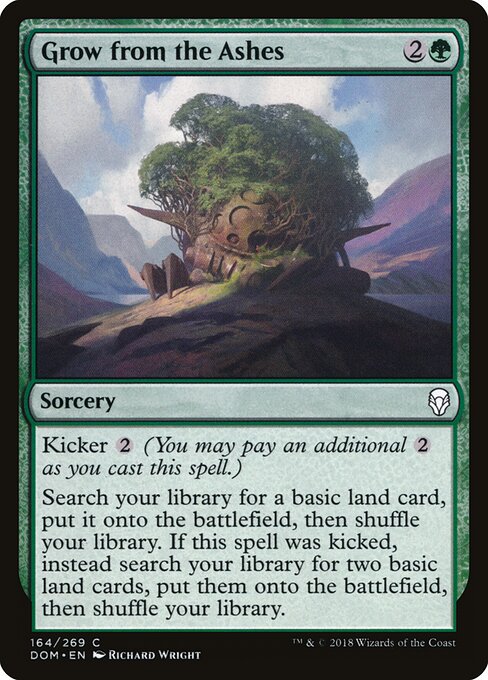 Dominaria - 164 - Grow from the Ashes - Common