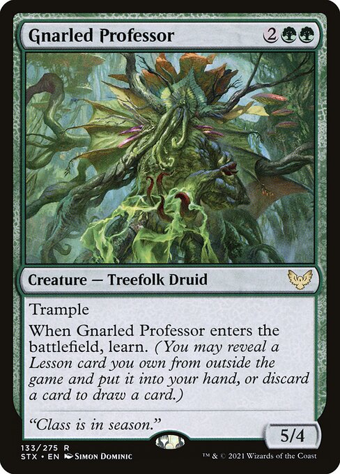 Strixhaven: School of Mages - 133 - Gnarled Professor - Rare