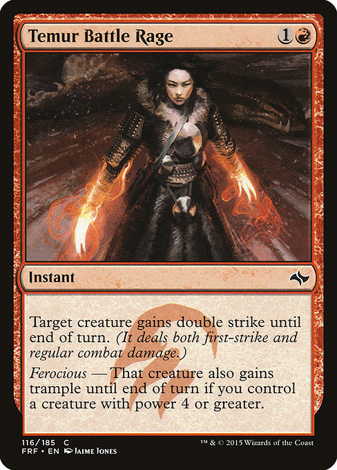 Fate Reforged - 116 - Temur Battle Rage - Common