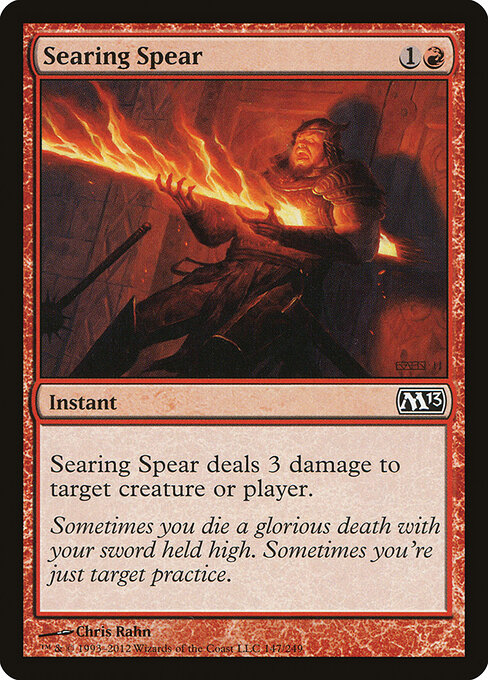 Magic 2013 - 147 - Searing Spear - Common