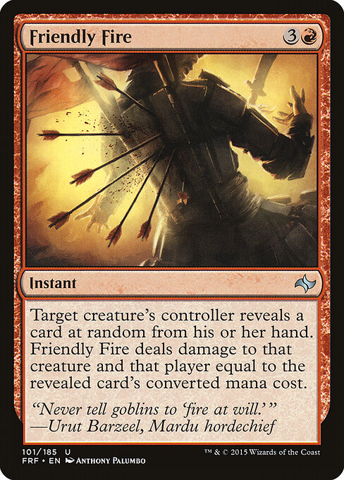 Fate Reforged - 101 - Friendly Fire - Uncommon