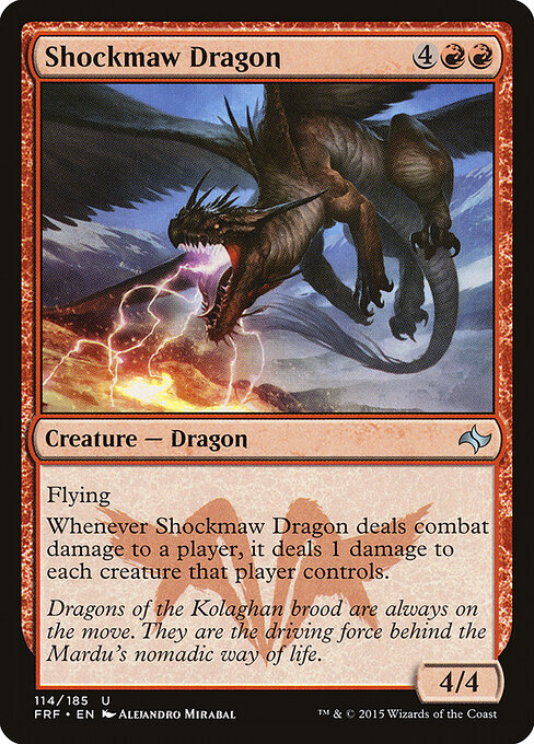 Fate Reforged - 114 - Shockmaw Dragon - Uncommon