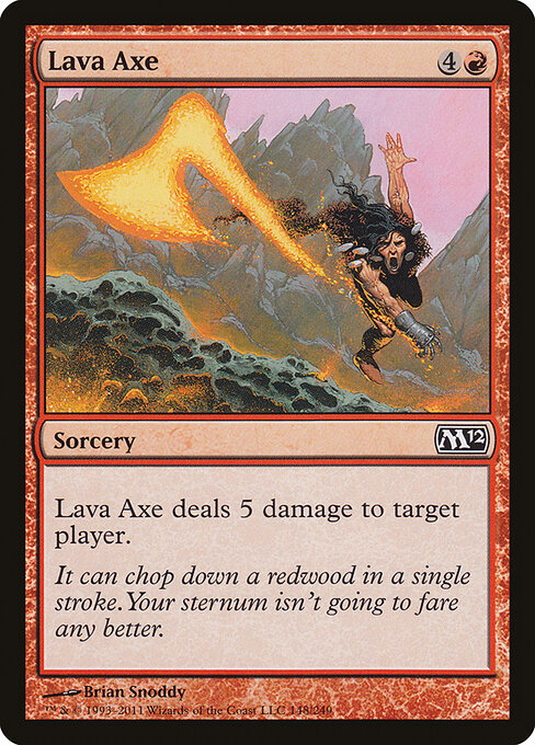 Magic 2012 - 148 - Lava Axe - Common