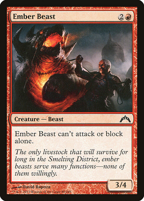 Gatecrash - 89 - Ember Beast - Common