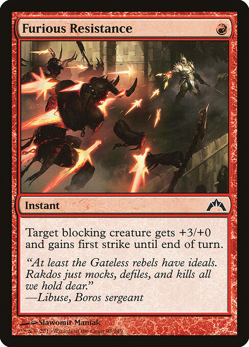Gatecrash - 93 - Furious Resistance - Common