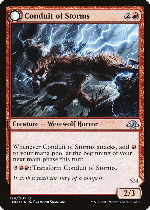Eldritch Moon - 124 - Conduit of Storms // Conduit of Emrakul - Uncommon