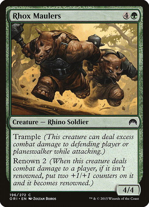 Magic Origins - 196 - Rhox Maulers - Common