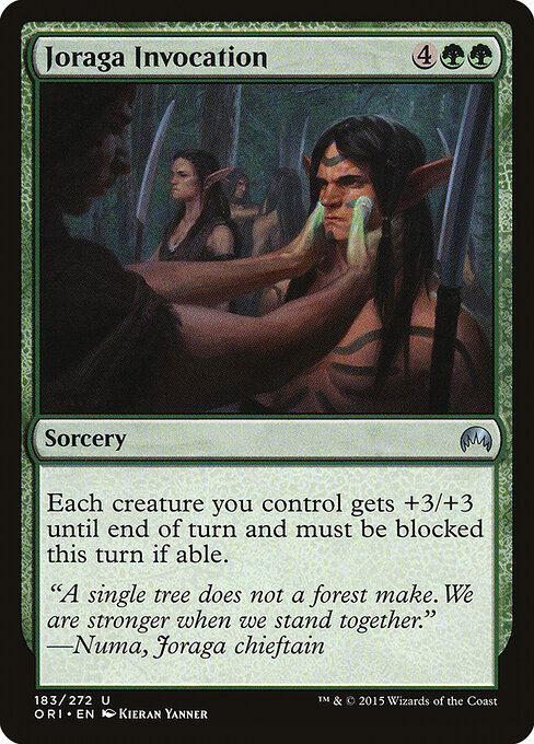 Magic Origins - 183 - Joraga Invocation - Uncommon