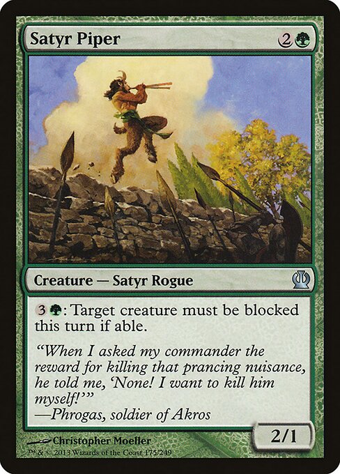 Theros - 175 - Satyr Piper - Uncommon