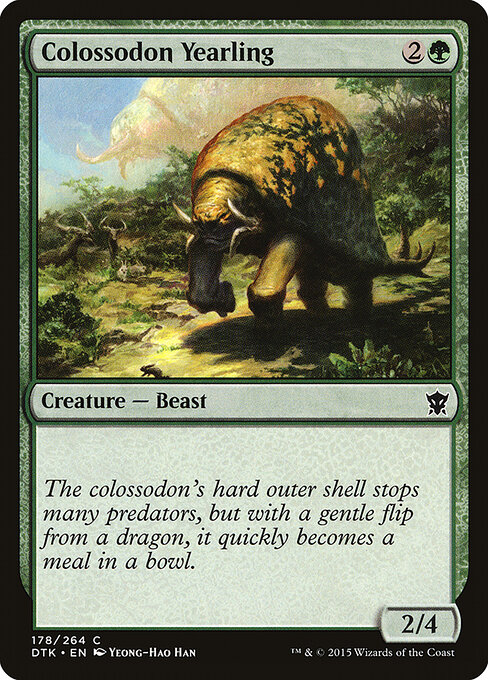 Dragons of Tarkir - 178 - Colossodon Yearling - Common
