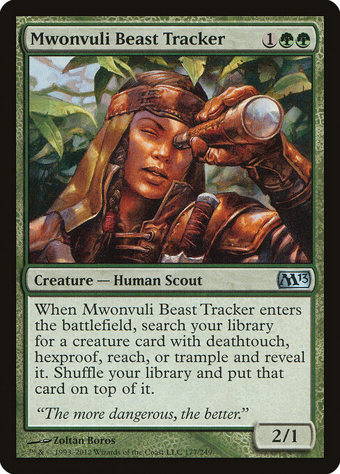 Magic 2013 - 177 - Mwonvuli Beast Tracker - Uncommon