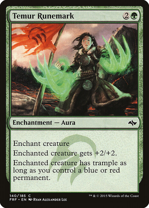 Fate Reforged - 140 - Temur Runemark - Common