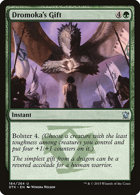 Dragons of Tarkir - 184 - Dromoka's Gift - Uncommon