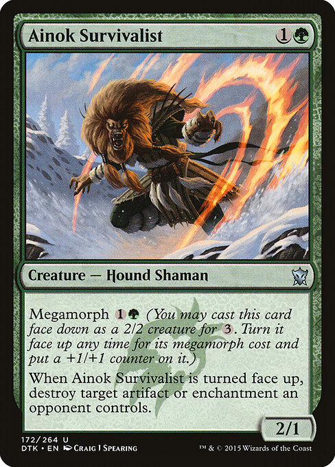 Dragons of Tarkir - 172 - Ainok Survivalist - Uncommon