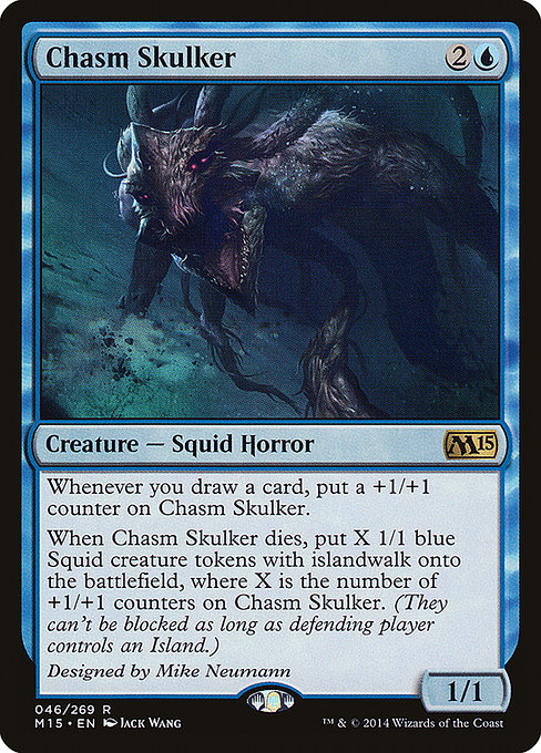 Magic 2015 - 46 - Chasm Skulker - Rare