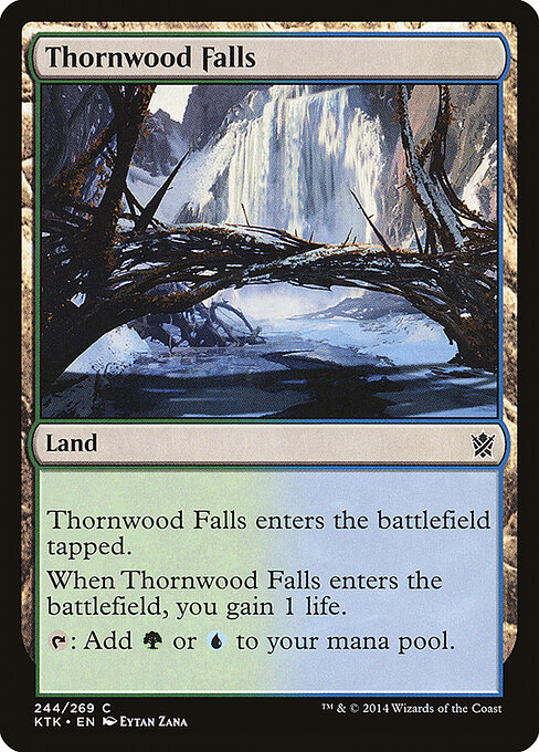 Khans of Tarkir - 244 - Thornwood Falls - Common