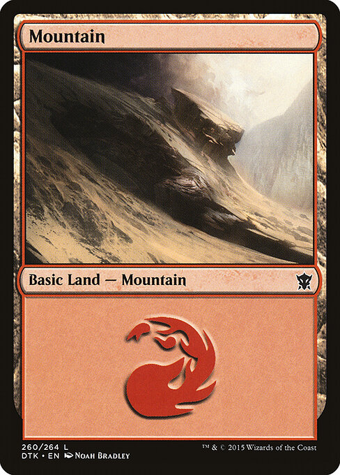 Dragons of Tarkir - 260 - Mountain - Common