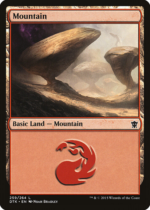 Dragons of Tarkir - 259 - Mountain - Common