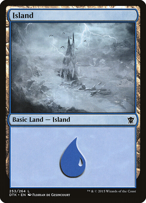 Dragons of Tarkir - 253 - Island - Common