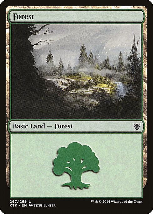 Khans of Tarkir - 267 - Forest - Common