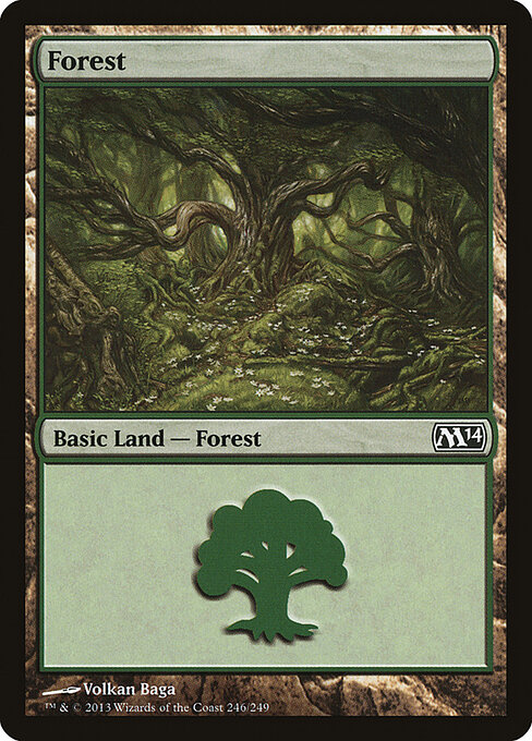 Magic 2014 - 246 - Forest - Common