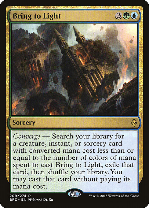 Battle for Zendikar - 209 - Bring to Light - Rare