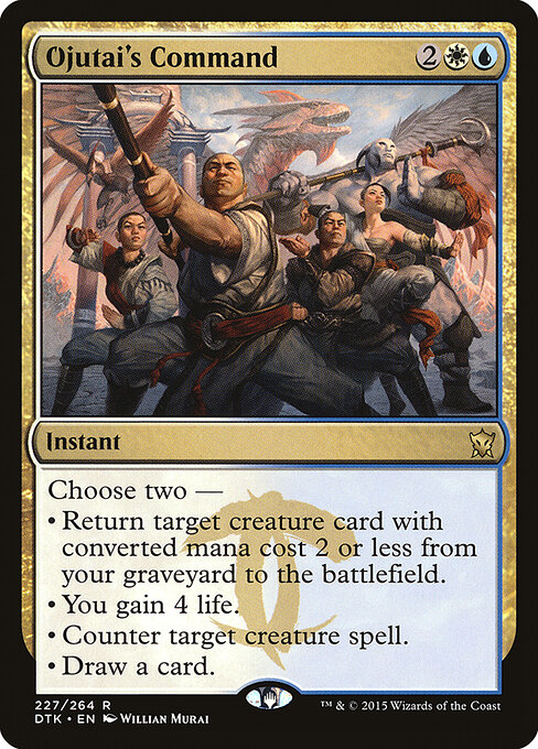 Dragons of Tarkir - 227 - Ojutai's Command - Rare - Foil
