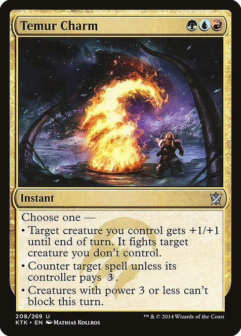Khans of Tarkir - 208 - Temur Charm - Uncommon