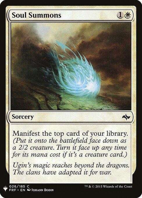 The List - FRF-26 - Soul Summons - Common