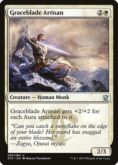 Dragons of Tarkir - 20 - Graceblade Artisan - Uncommon
