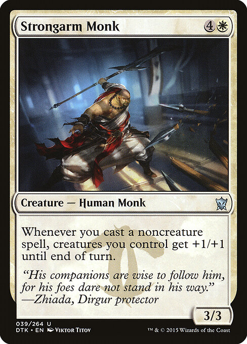 Dragons of Tarkir - 39 - Strongarm Monk - Uncommon