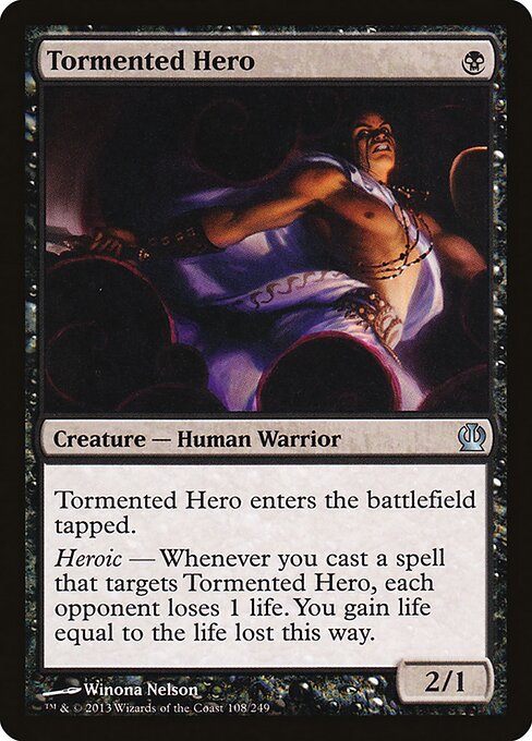 Theros - 108 - Tormented Hero - Uncommon
