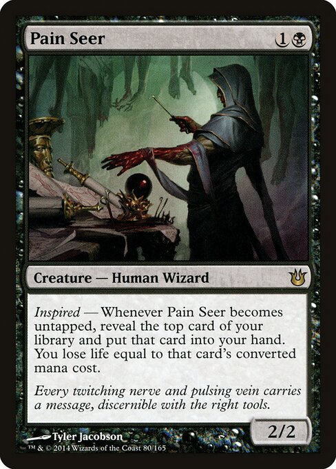 Born of the Gods - 80 - Pain Seer - Rare