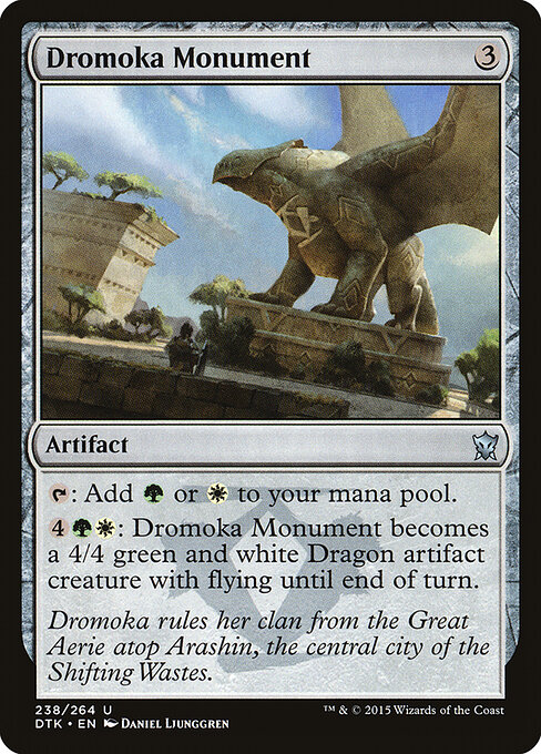 Dragons of Tarkir - 238 - Dromoka Monument - Uncommon