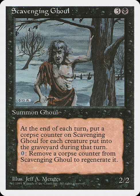 Fourth Edition - 159 - Scavenging Ghoul - Uncommon