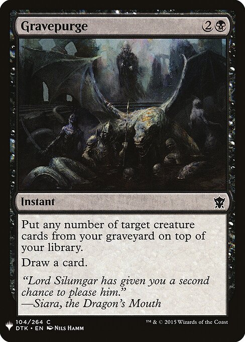 The List - DTK-104 - Gravepurge - Common