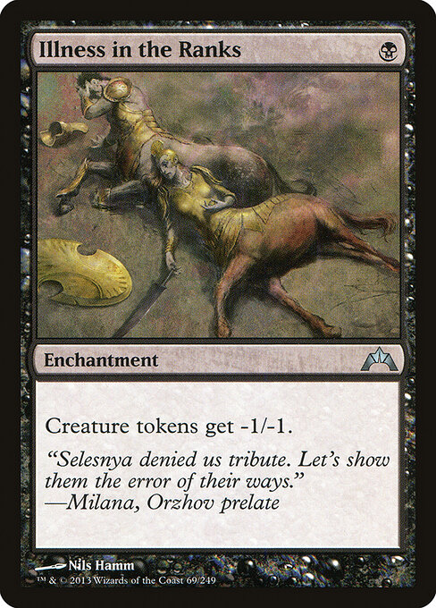 Gatecrash - 69 - Illness in the Ranks - Uncommon