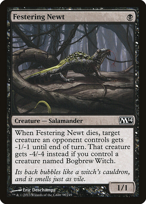 Magic 2014 - 98 - Festering Newt - Common