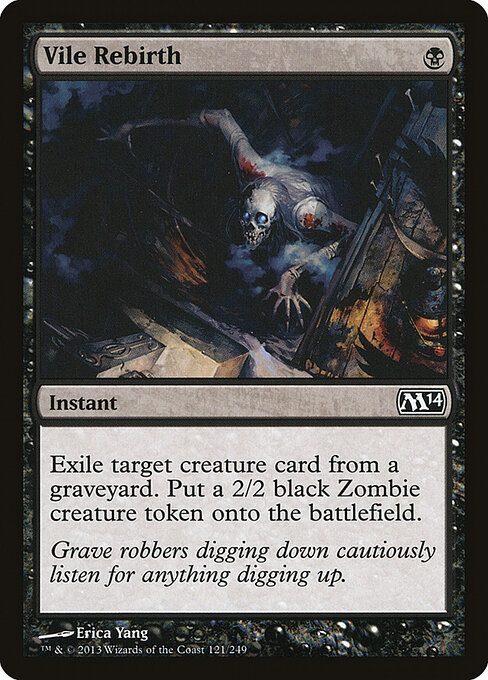 Magic 2014 - 121 - Vile Rebirth - Common