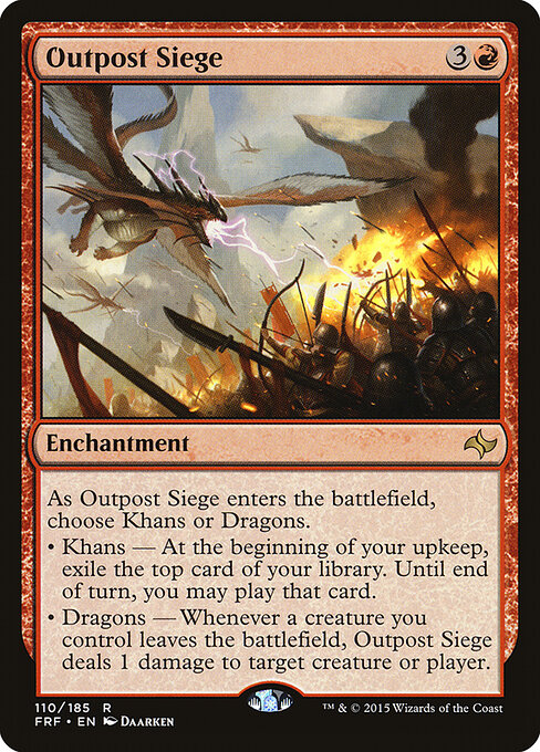 Fate Reforged - 110 - Outpost Siege - Rare