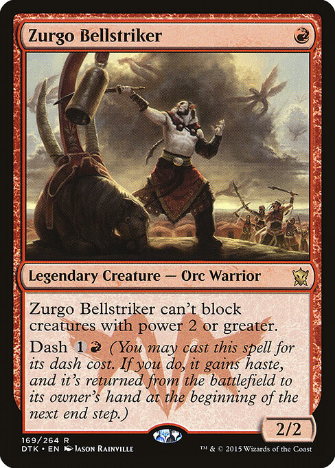 Dragons of Tarkir - 169 - Zurgo Bellstriker - Rare
