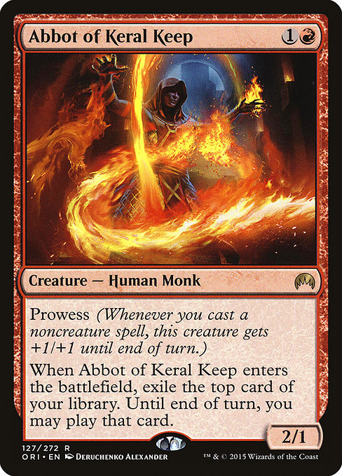 Magic Origins - 127 - Abbot of Keral Keep - Rare - Foil