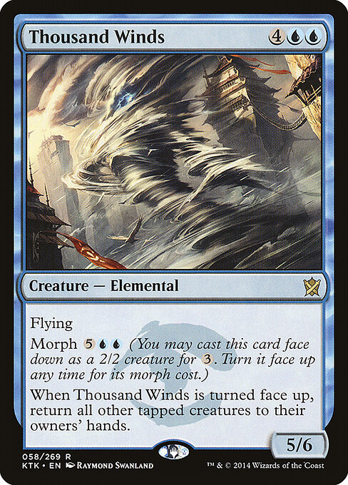 Khans of Tarkir - 58 - Thousand Winds - Rare