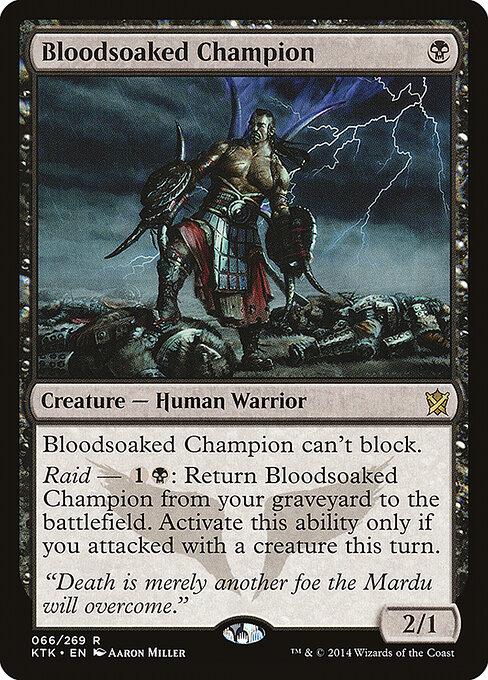 Khans of Tarkir - 66 - Bloodsoaked Champion - Rare