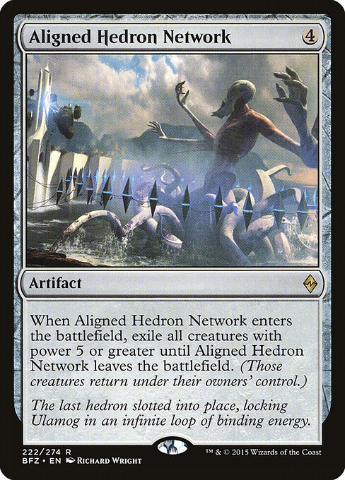 Battle for Zendikar - 222 - Aligned Hedron Network - Rare - Foil