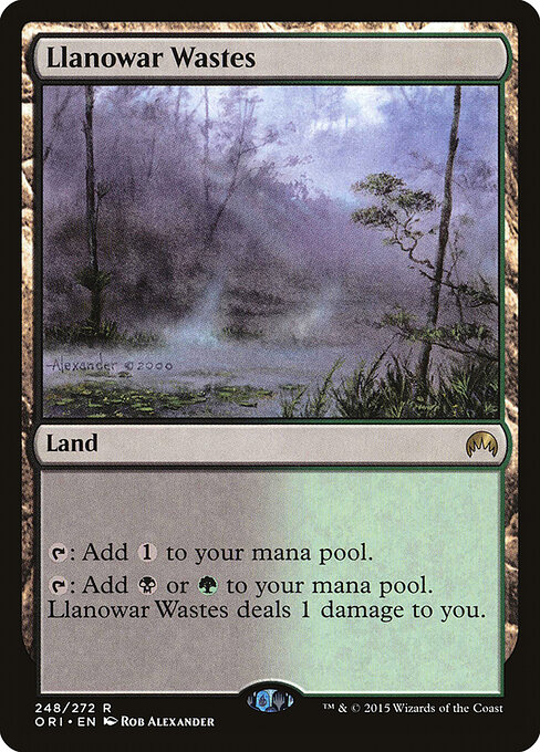 Magic Origins - 248 - Llanowar Wastes - Rare