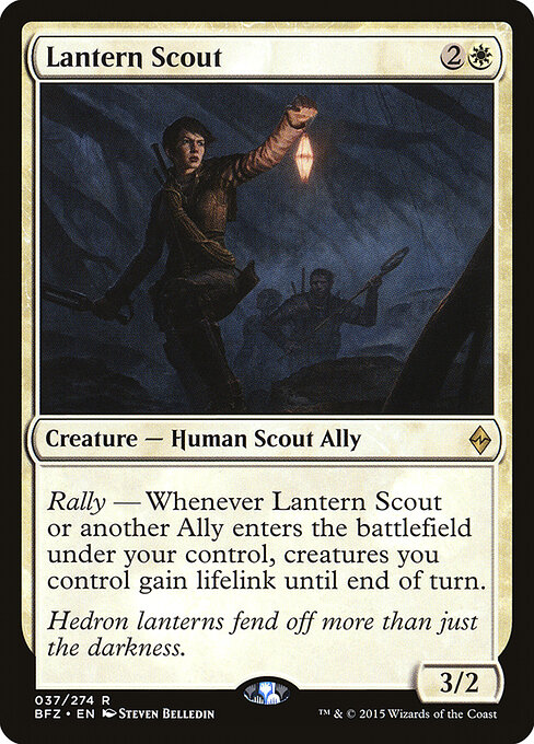 Battle for Zendikar - 37 - Lantern Scout - Rare