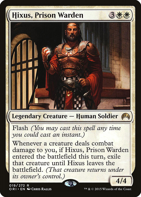 Magic Origins - 19 - Hixus, Prison Warden - Rare